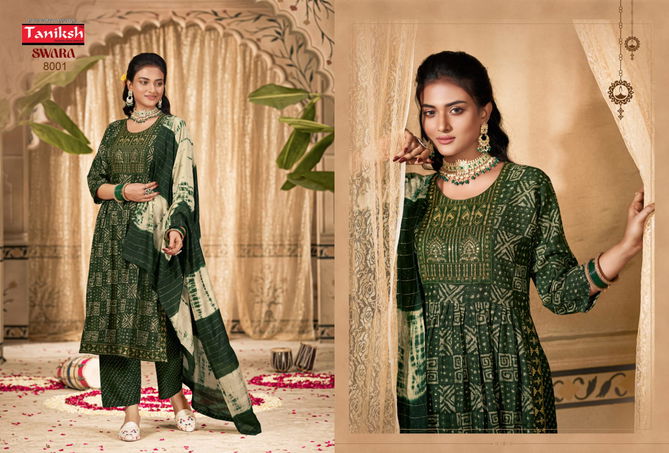 Taniksh Swara Vol 8 Embroidery Readymade Suits Catalog